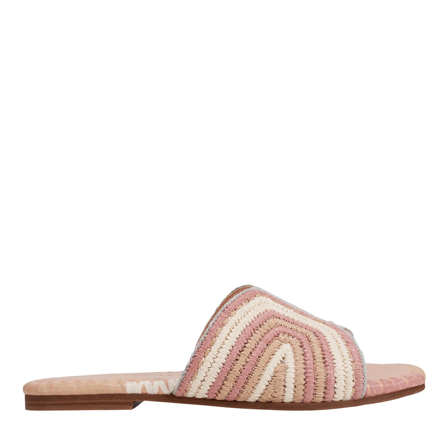 Marc Fisher Nottie Flat Slide Sandal - Pink Multi