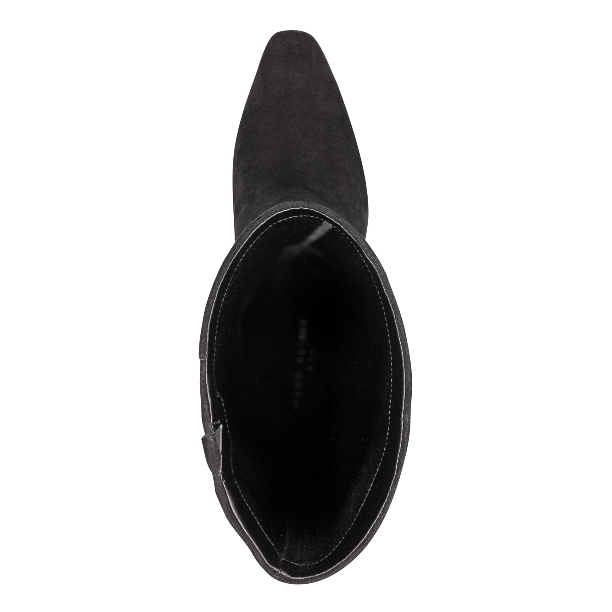 Marc Fisher Yarli Leather Boot - Black Suede