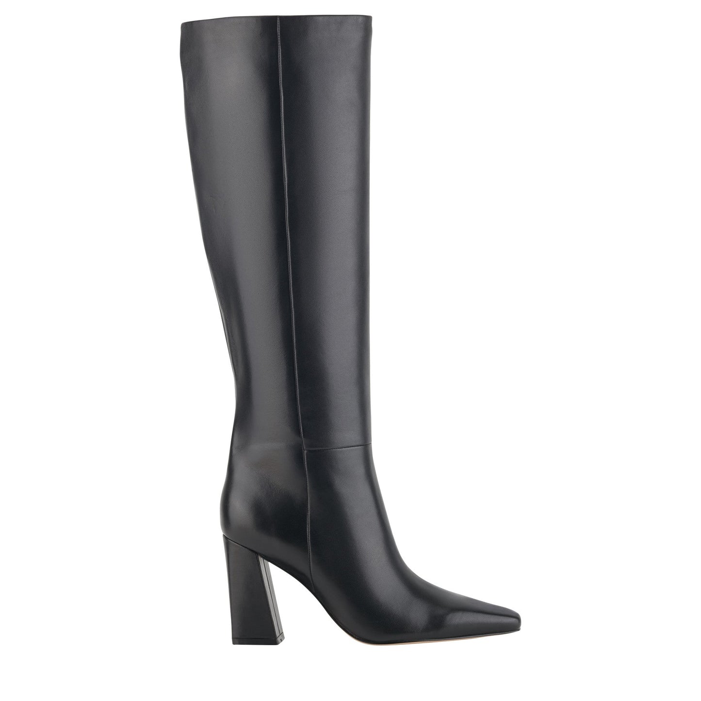 Marc Fisher Yarli Leather Boot - Black Leather