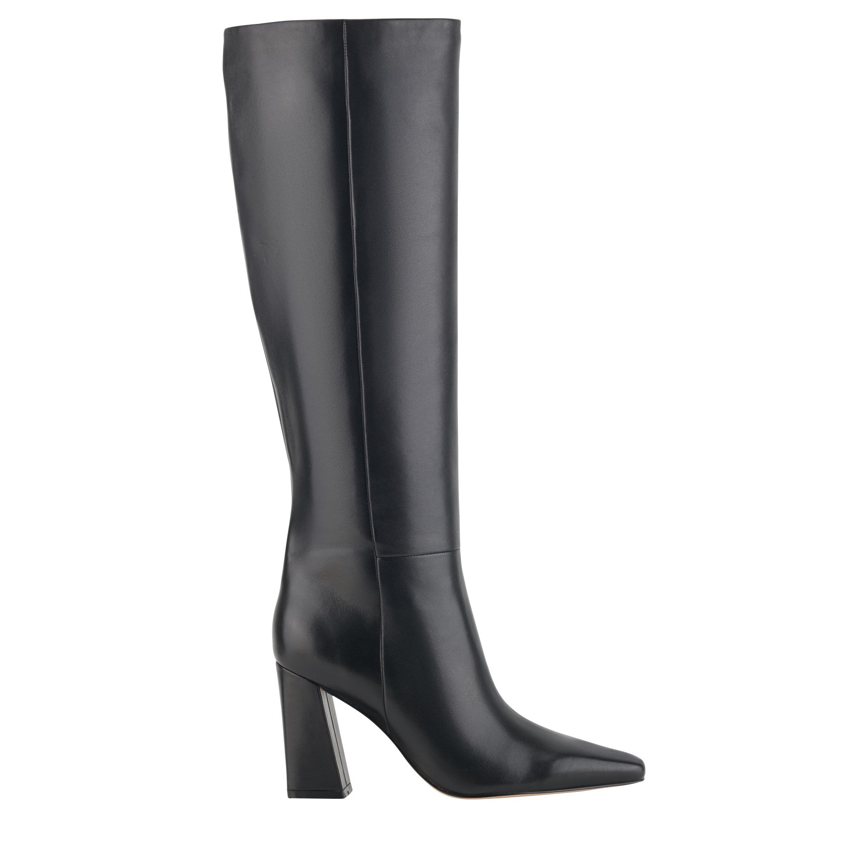 Marc Fisher Yarli Leather Boot - Black Leather