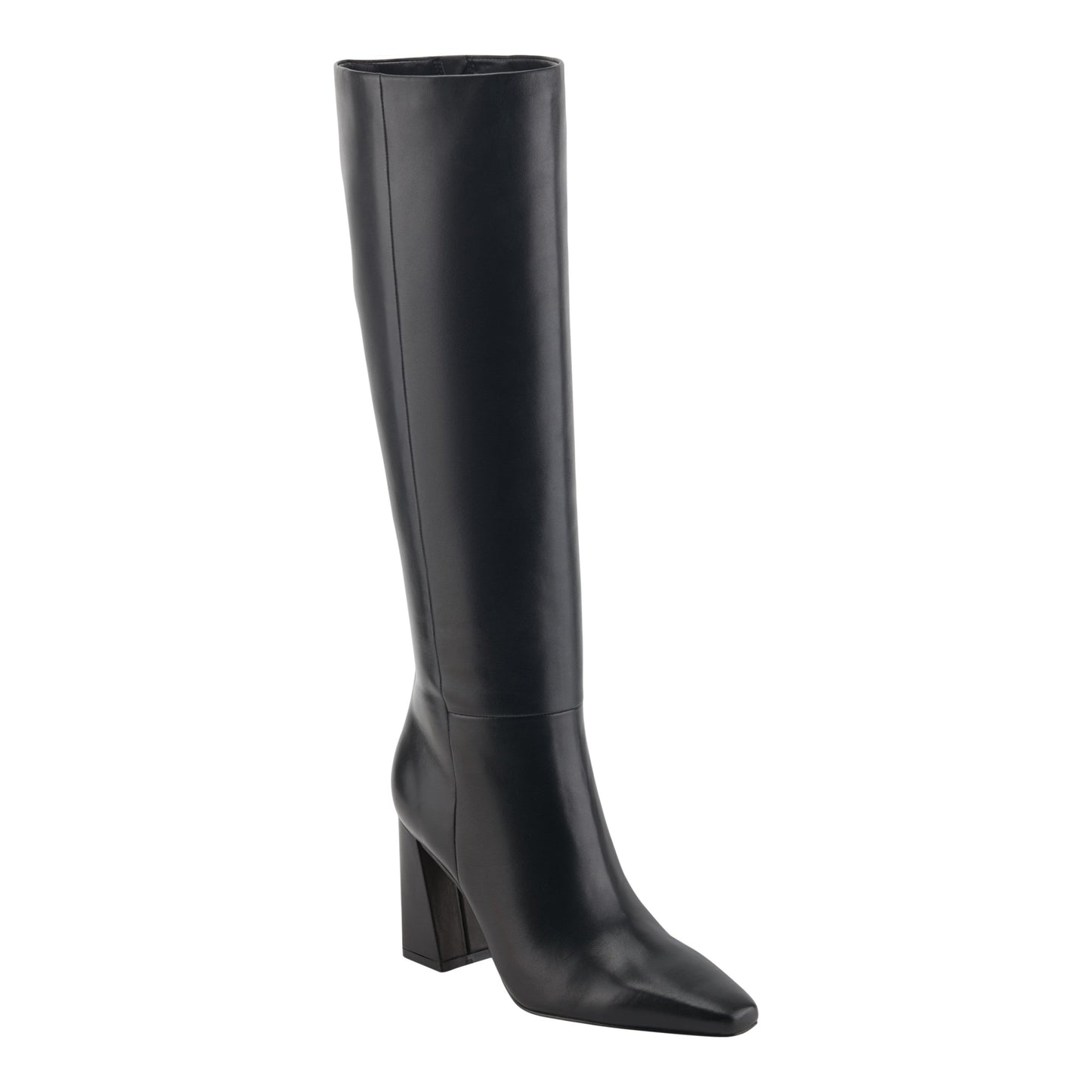 Marc Fisher Yarli Leather Boot - Black Leather