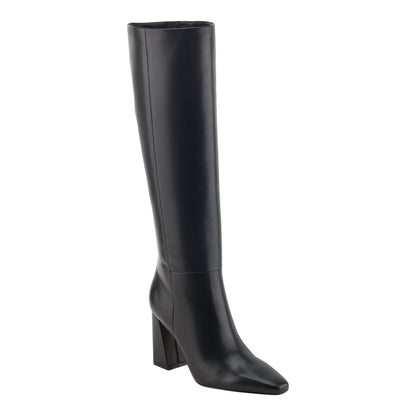Marc Fisher Yarli Leather Boot - Black Leather