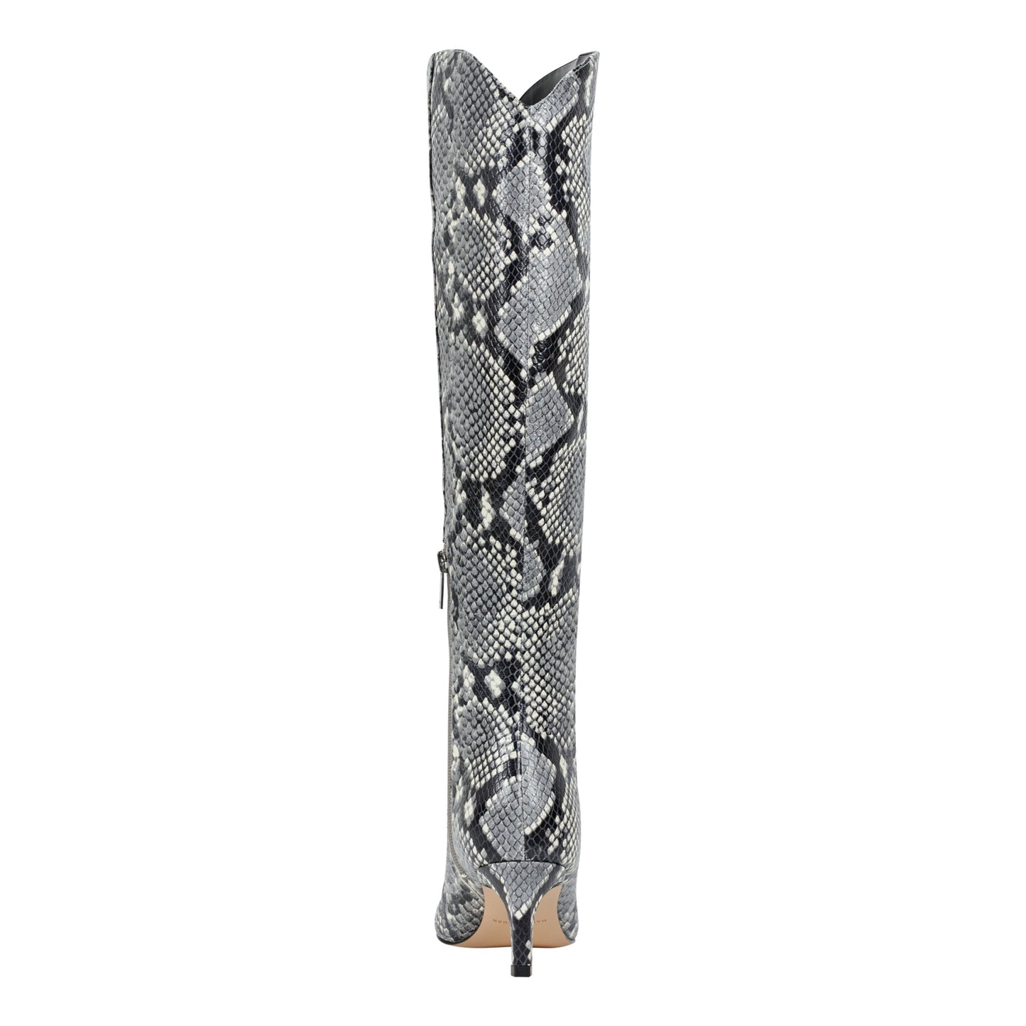 Marc Fisher Quinnie Dress Leather Boot - Snake Printed Leather