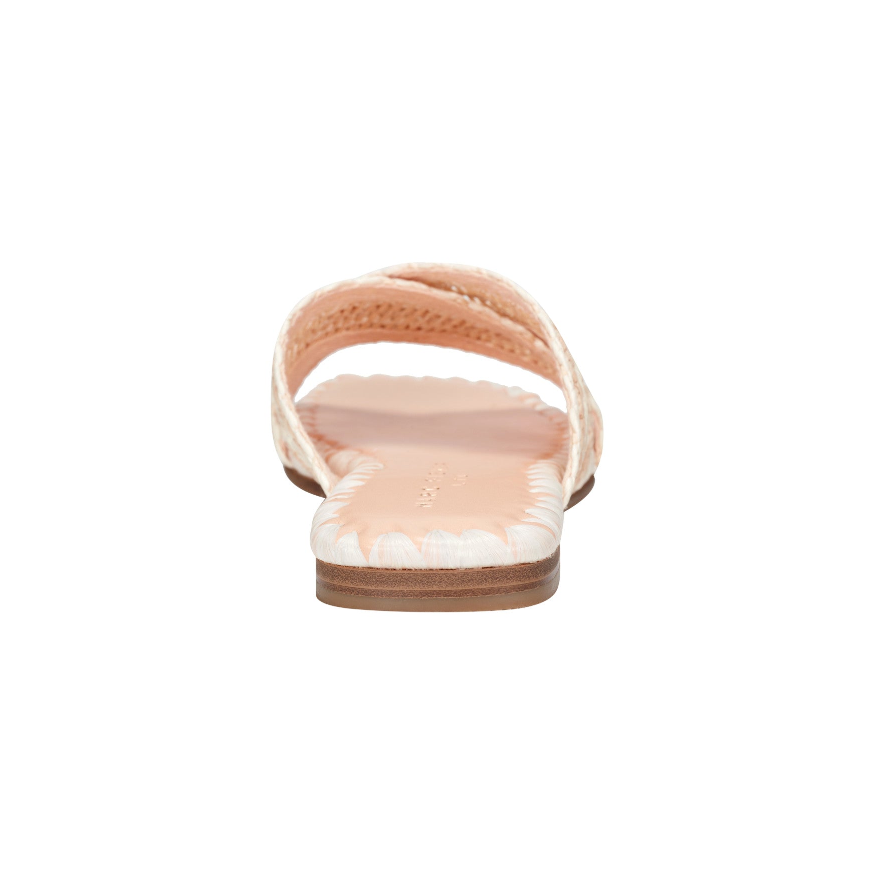 Marc Fisher Nylie Flat Sandal - Natural/White
