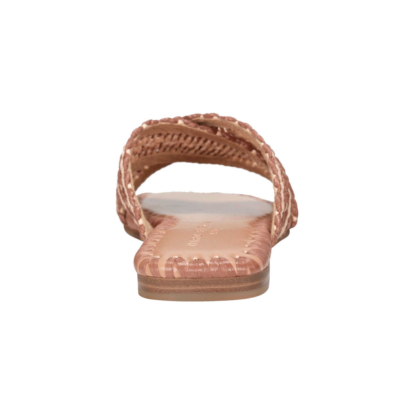 Marc Fisher Nylie Flat Sandal - Natural/Brown