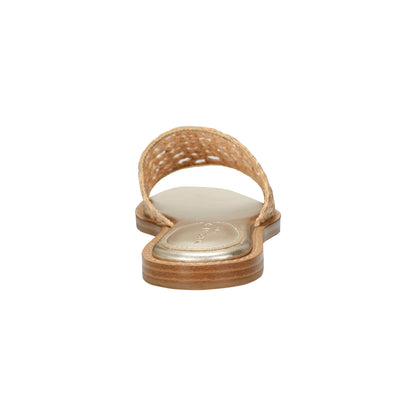 Marc Fisher Glynne Woven Flat Sandal - Gold
