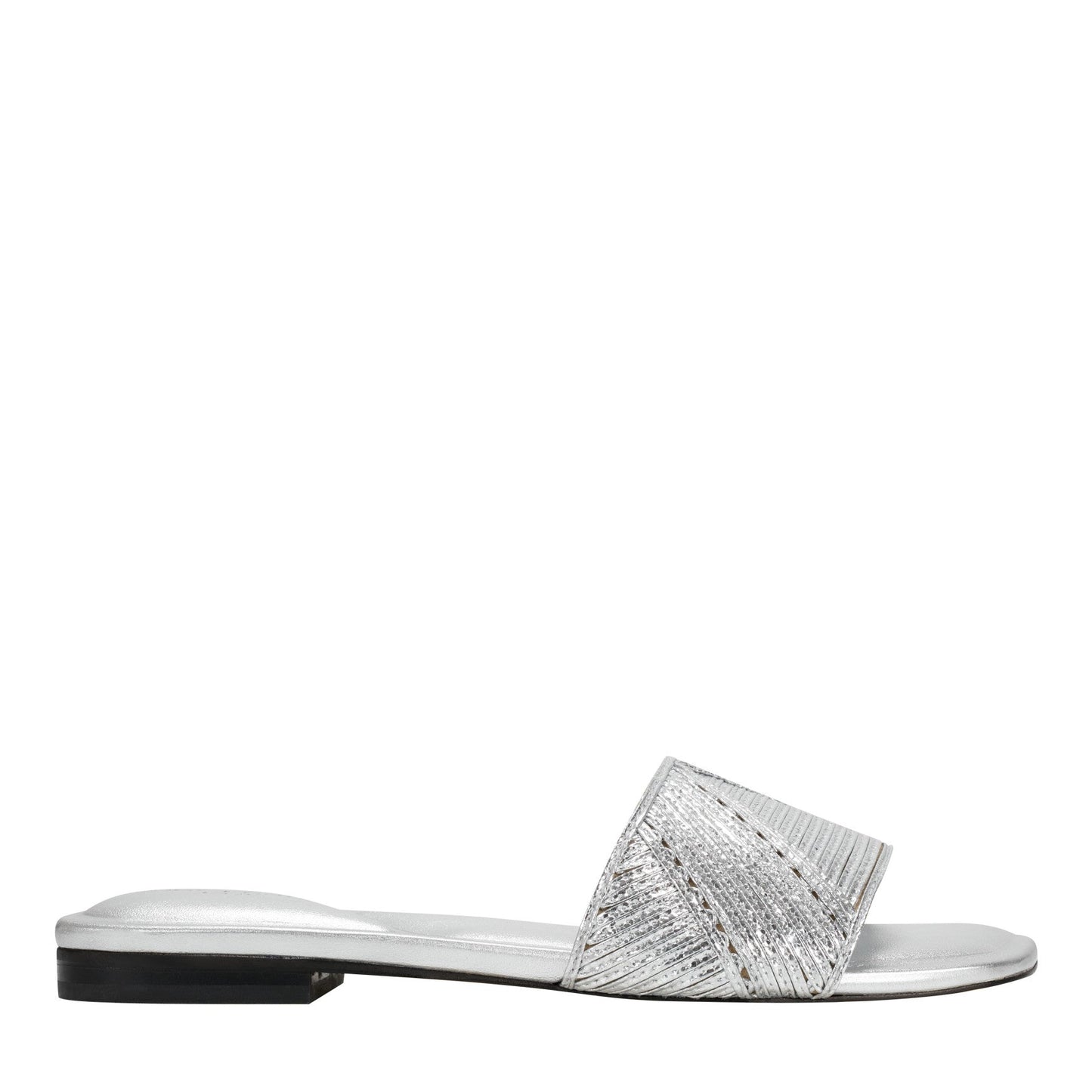 Marc Fisher Murphy Flat Sandal - Silver