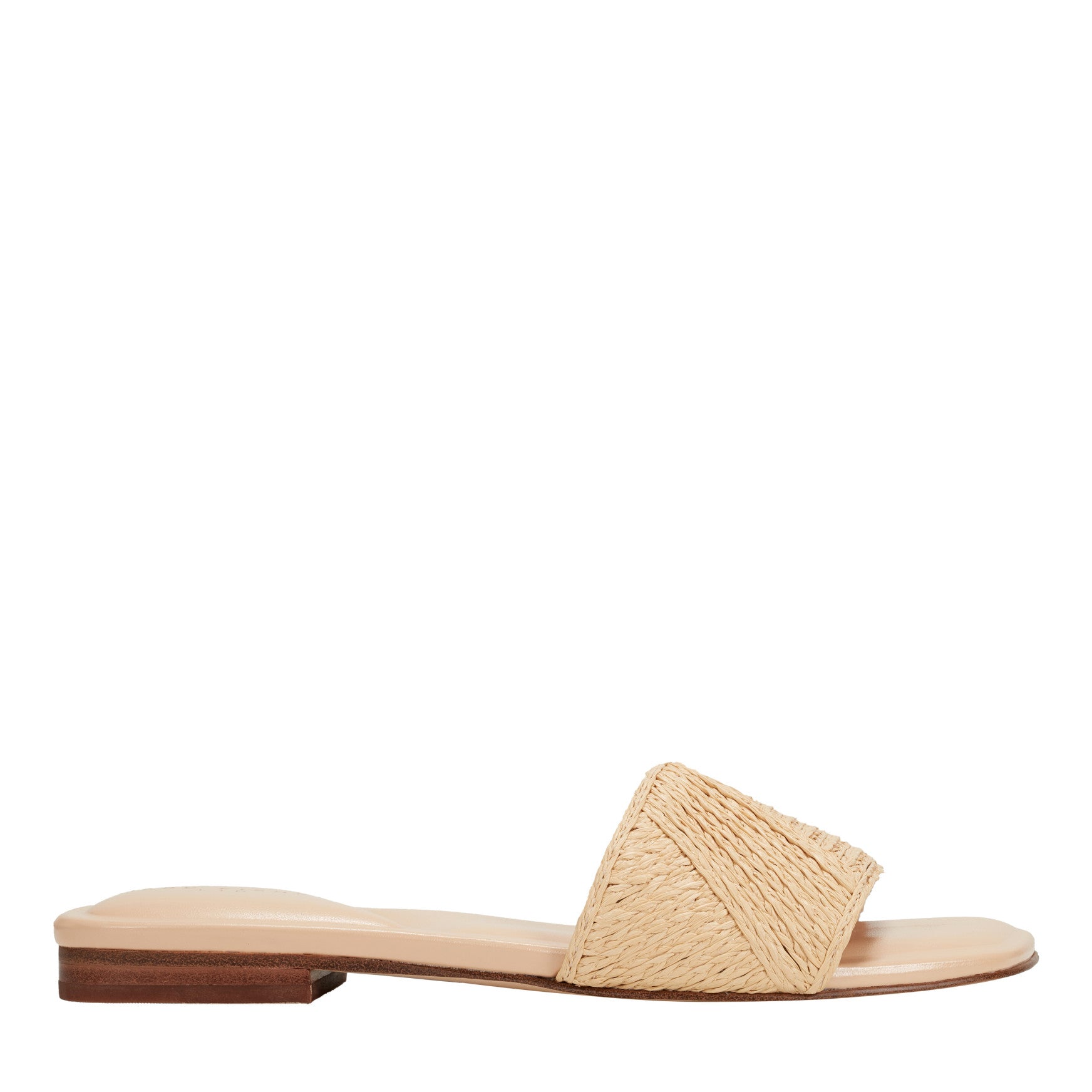 Marc Fisher Murphy Flat Sandal - Natural Raffia