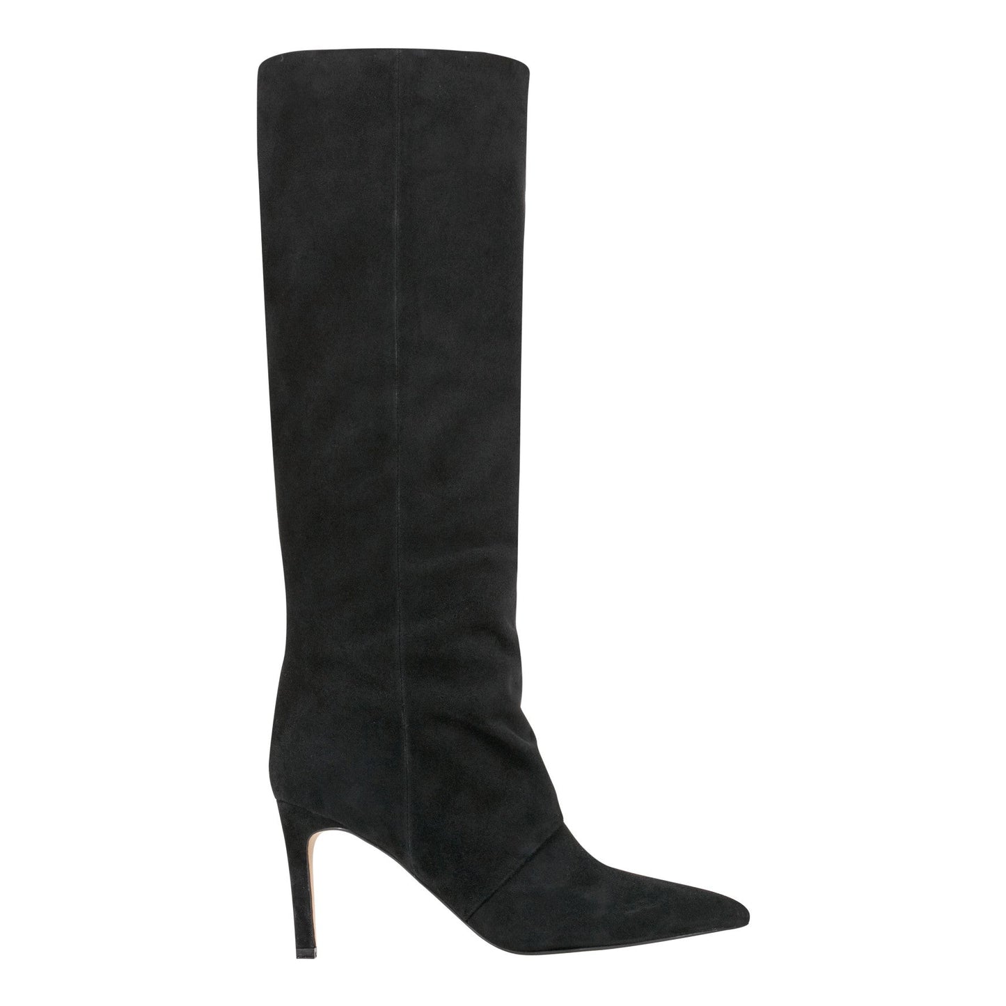 Marc Fisher Narysa Dress Leather Boot - Black Suede