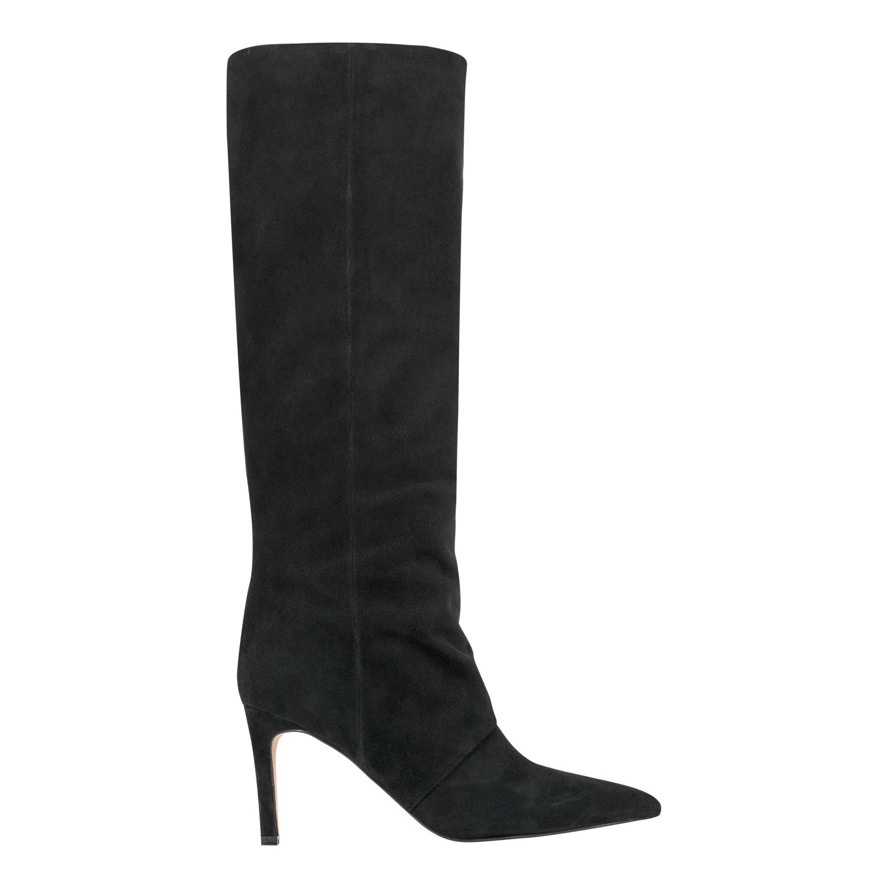 Marc Fisher Narysa Dress Leather Boot - Black Suede