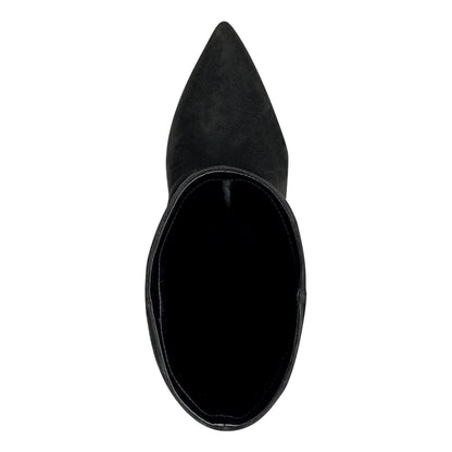 Marc Fisher Narysa Dress Leather Boot - Black Suede
