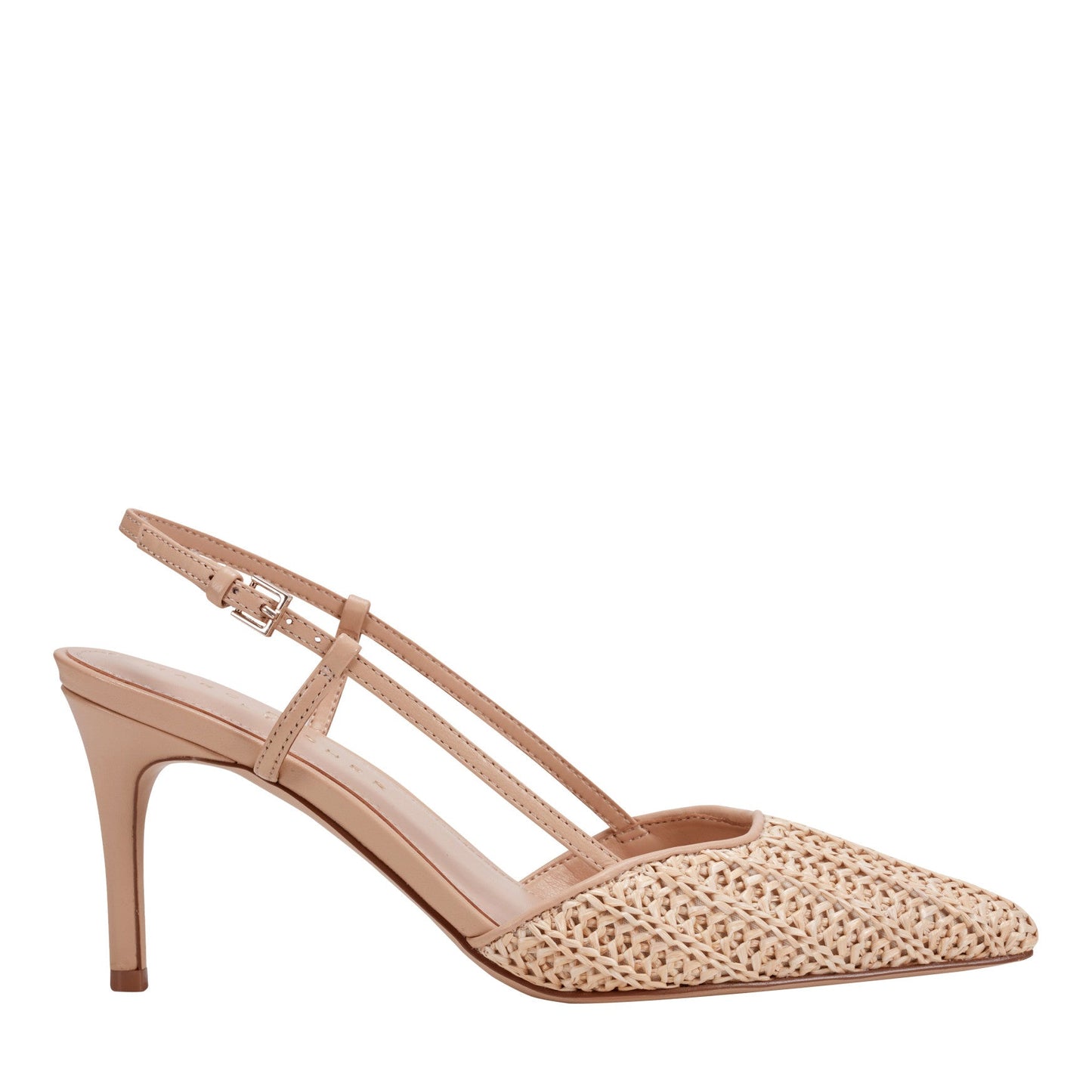 Marc Fisher Flory Slingback Pump - Natural Raffia