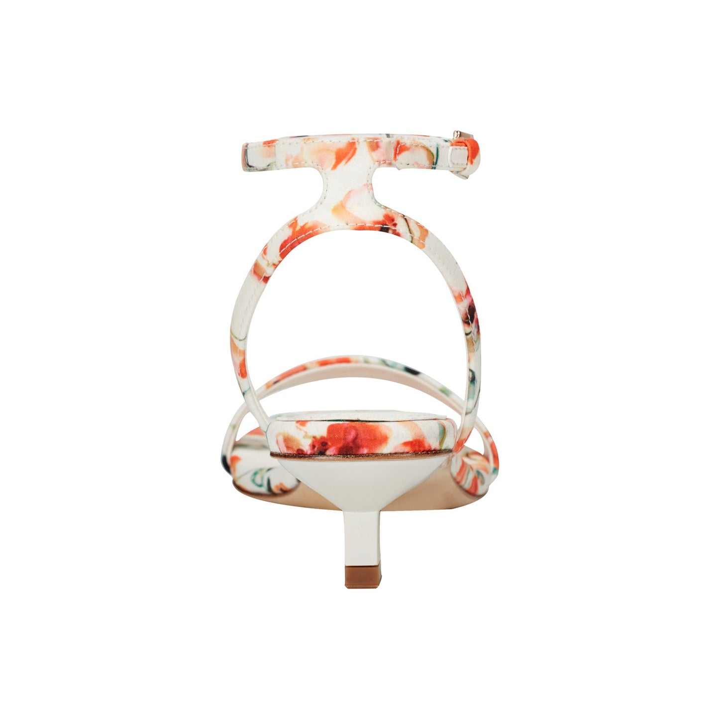 Marc Fisher Alona Ankle Strap Sandal - White Floral