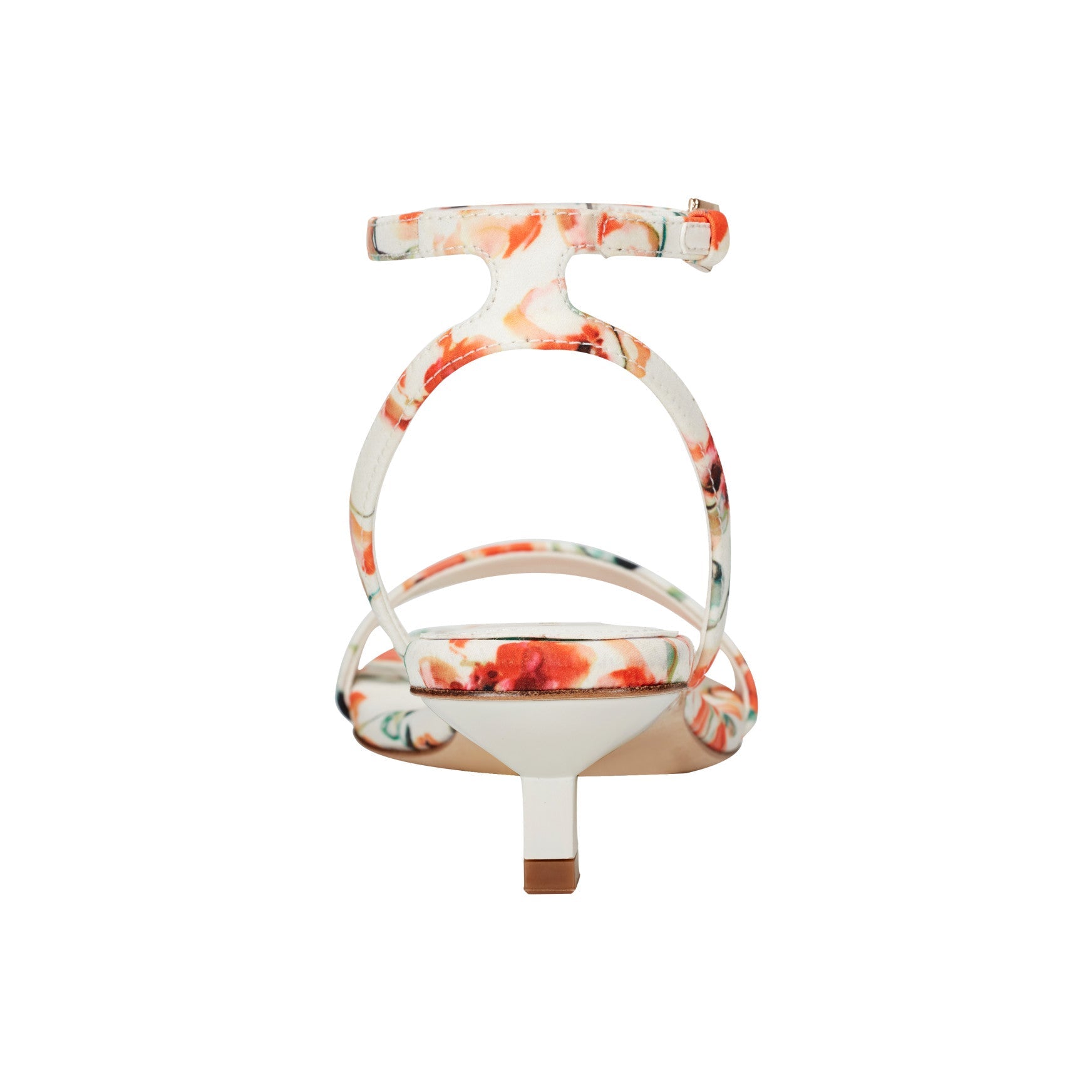 Marc Fisher Alona Ankle Strap Sandal - White Floral