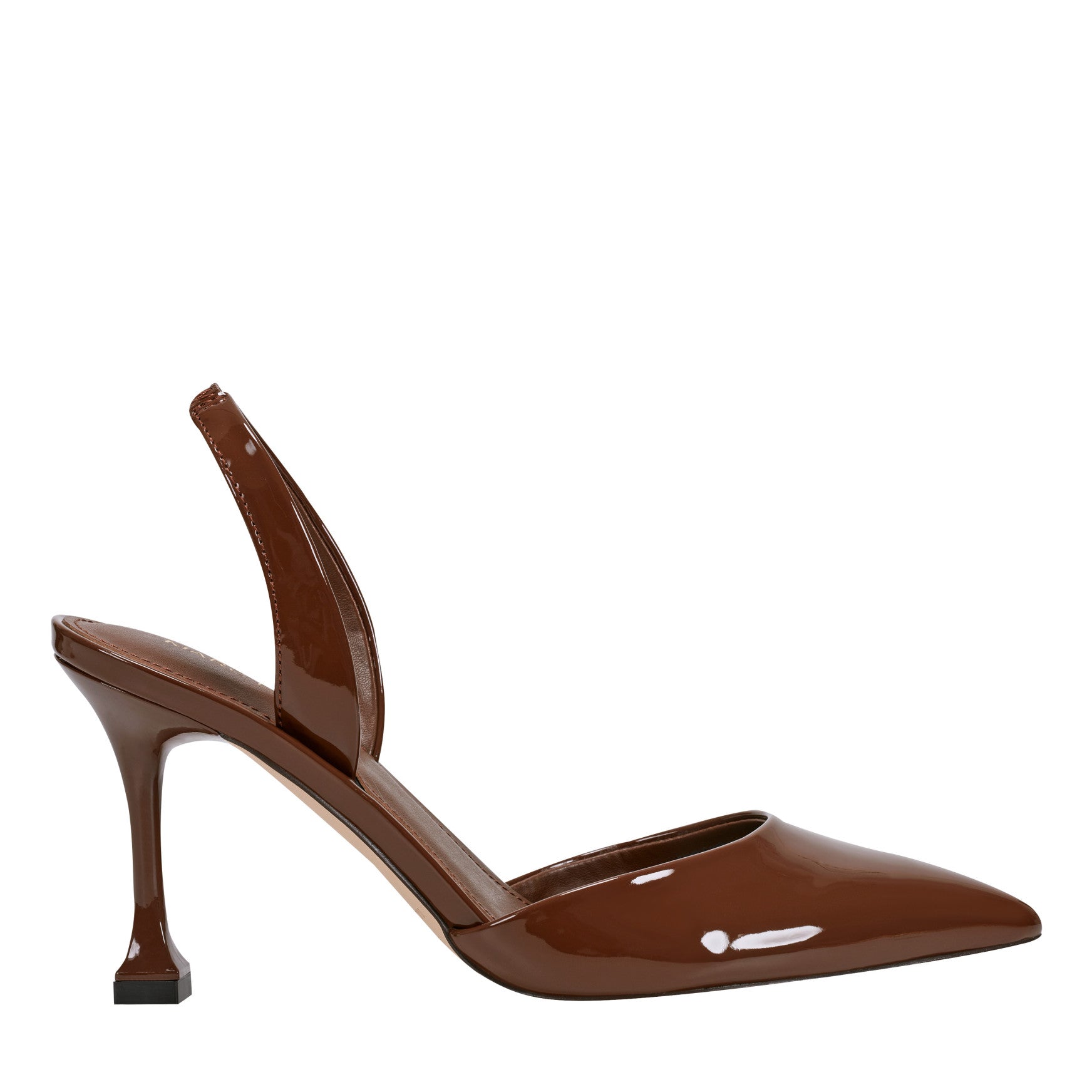 Marc Fisher Hadya Slingback Pump - Brown Patent