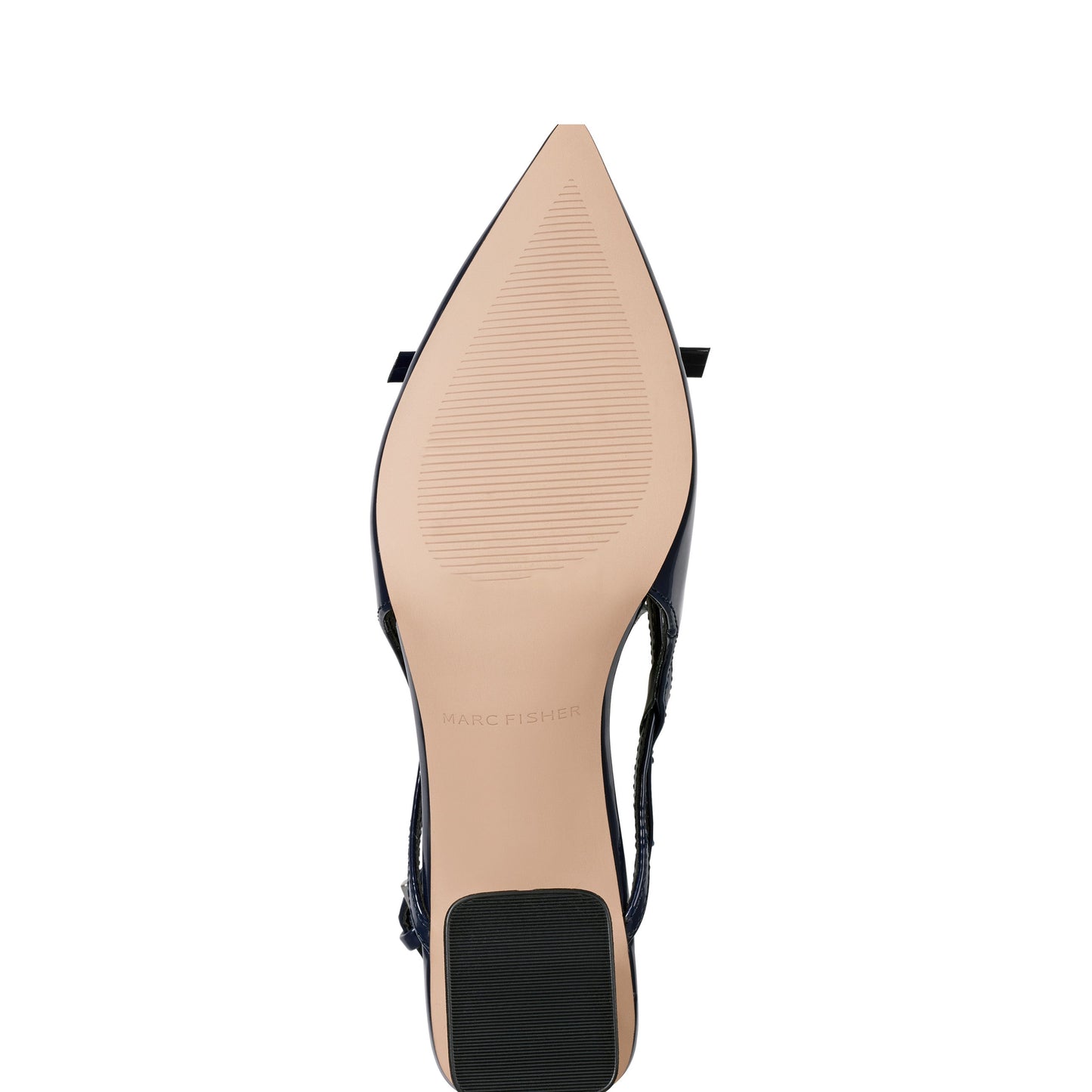 Marc Fisher Laily Bow Slingback Pump - Navy Patent