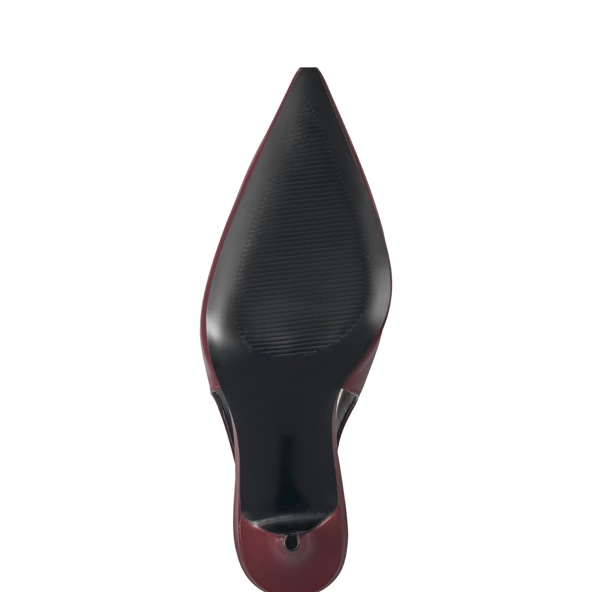 Marc Fisher Leynne Slingback Pump - Dark Red Leather