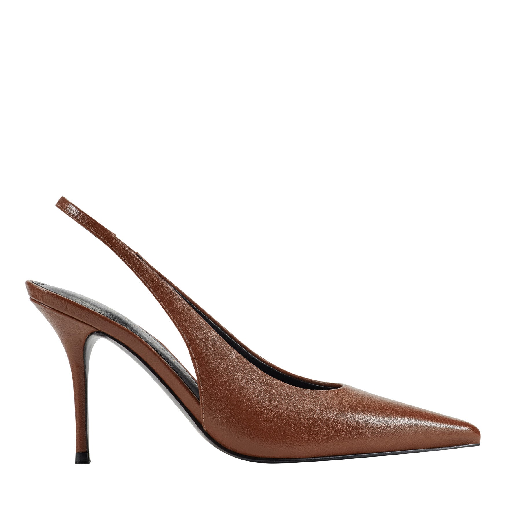 Marc Fisher Leynne Slingback Pump - Brown Leather