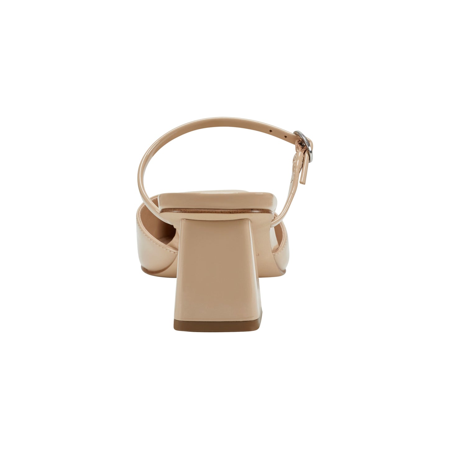 Marc Fisher Lakey Heeled Mule - Light Natural Patent