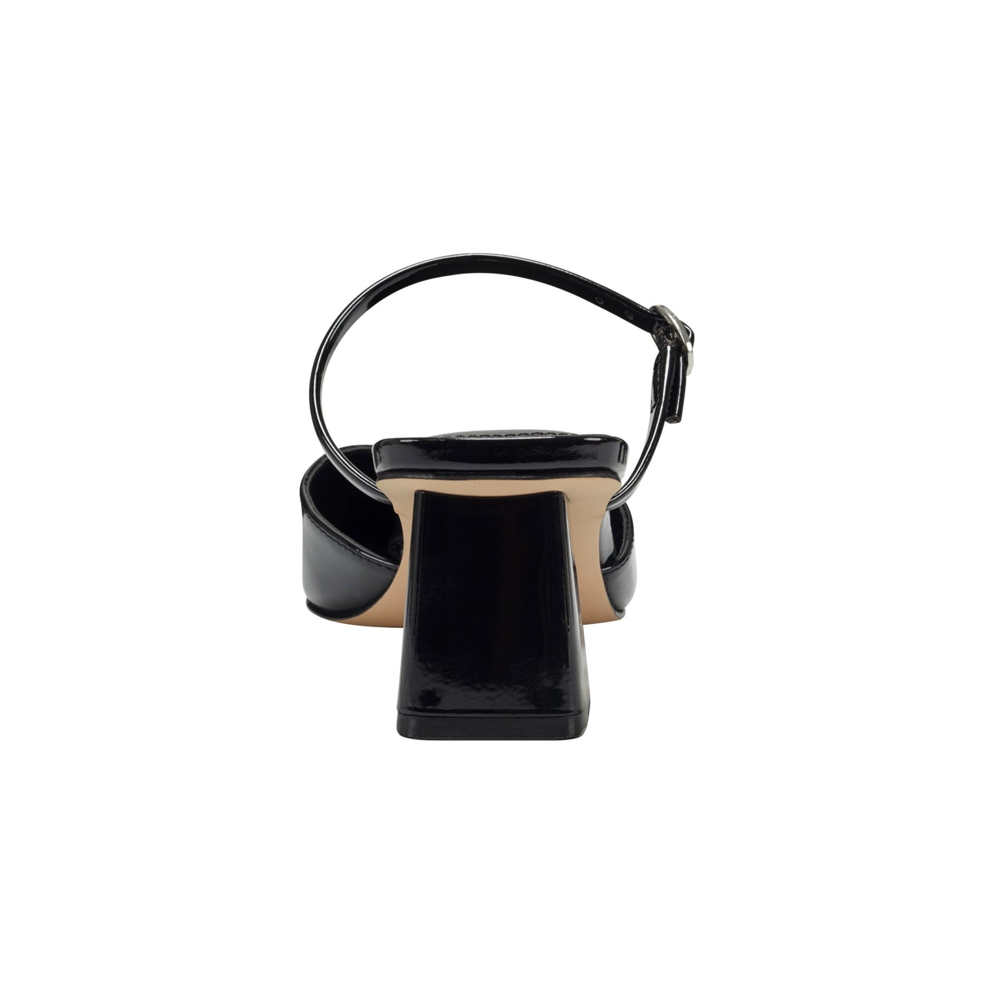 Marc Fisher Lakey Heeled Mule - Black Patent