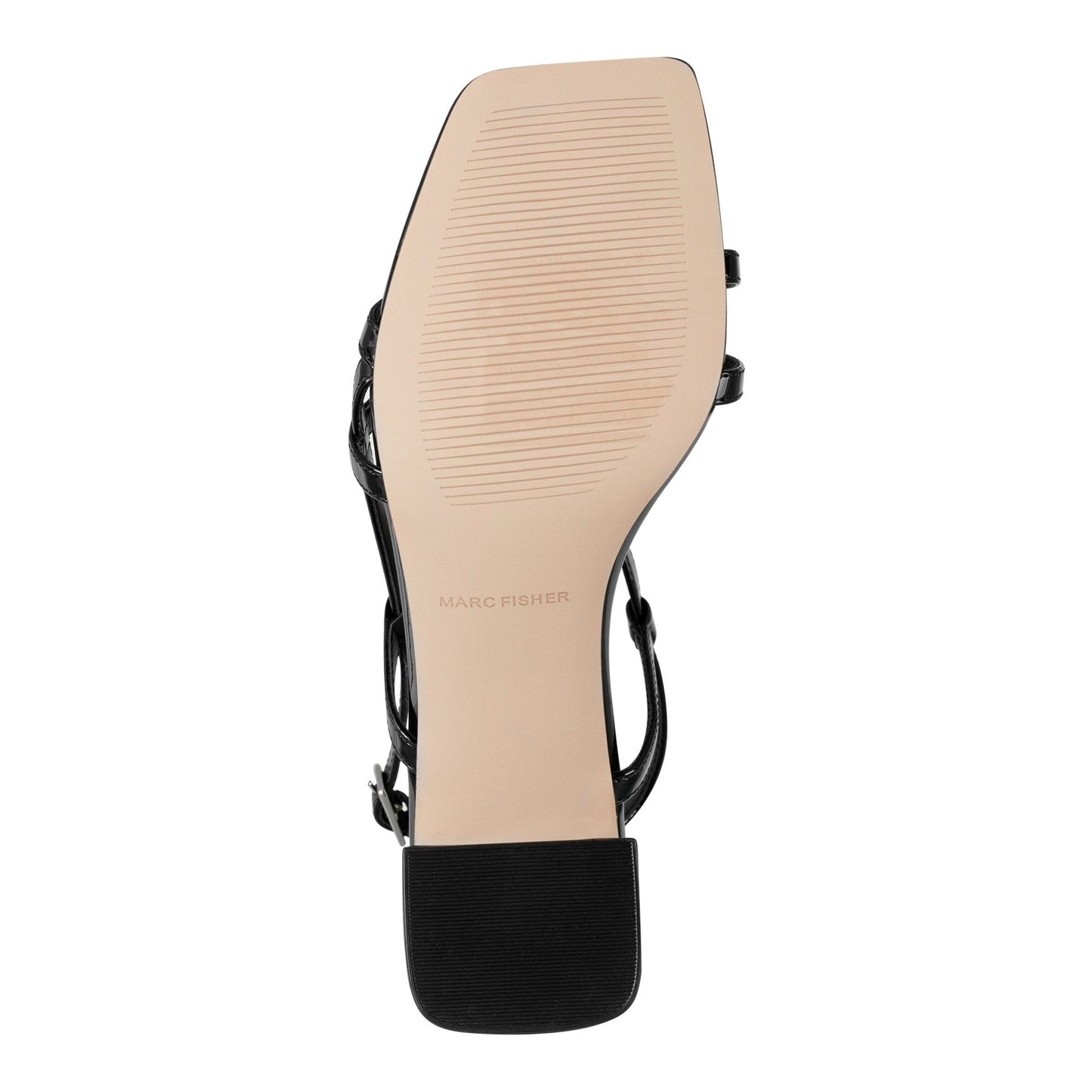 Marc Fisher Jeci Strappy Sandal - Black Patent