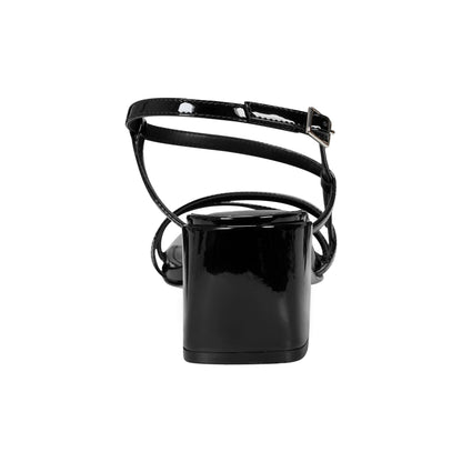 Marc Fisher Jeci Strappy Sandal - Black Patent