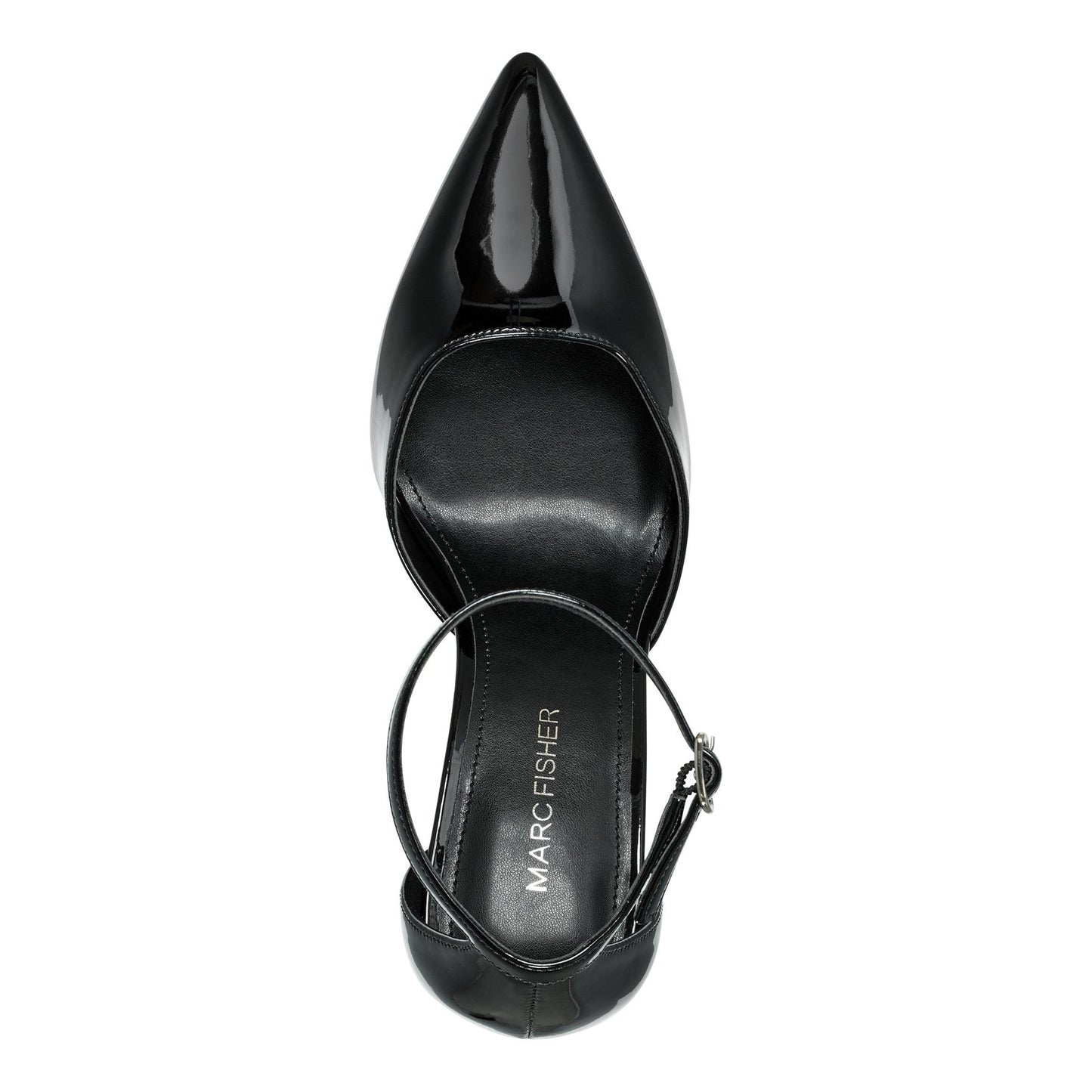 Marc Fisher Demeter Ankle Strap Pump - Black Patent