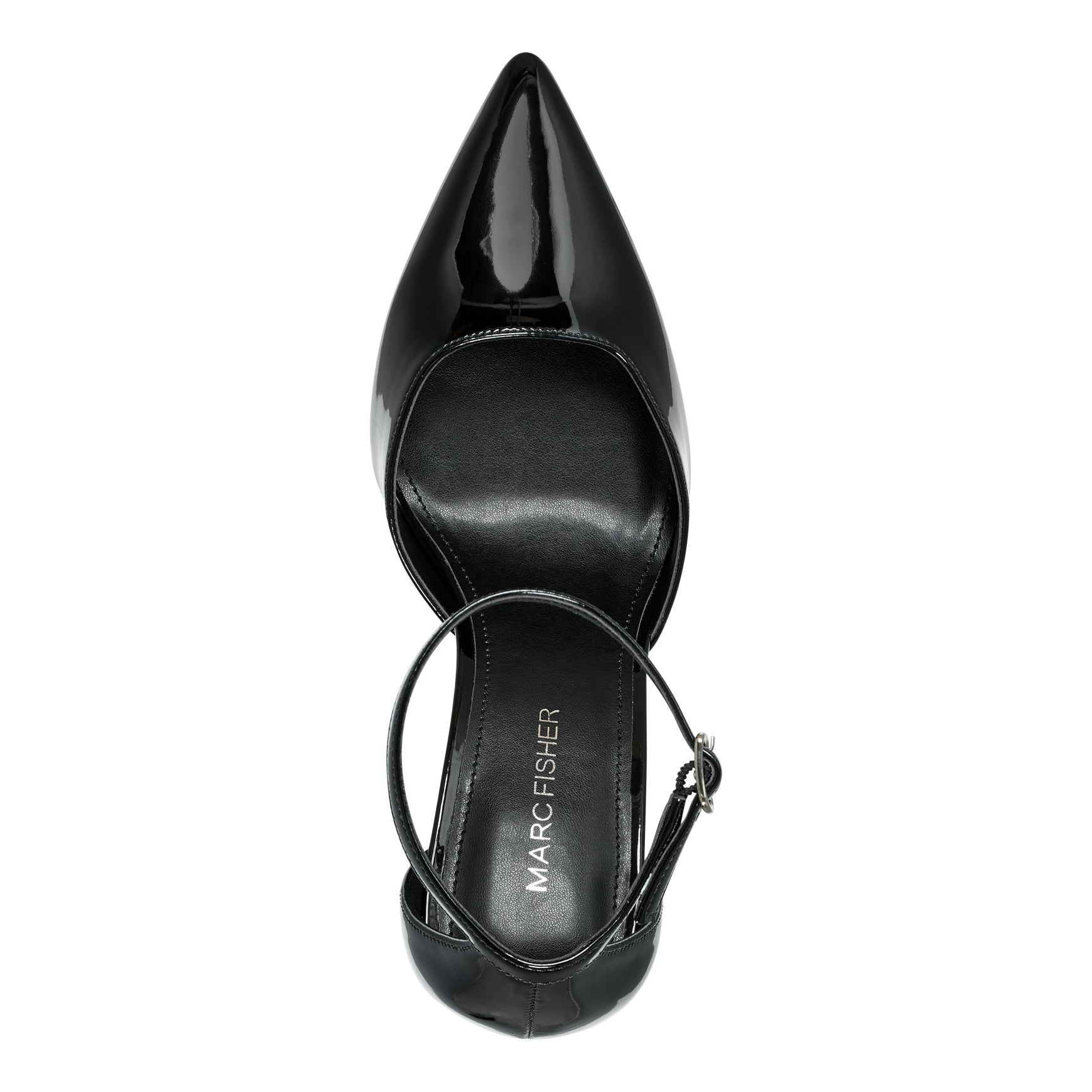 Marc Fisher Demeter Ankle Strap Pump - Black Patent