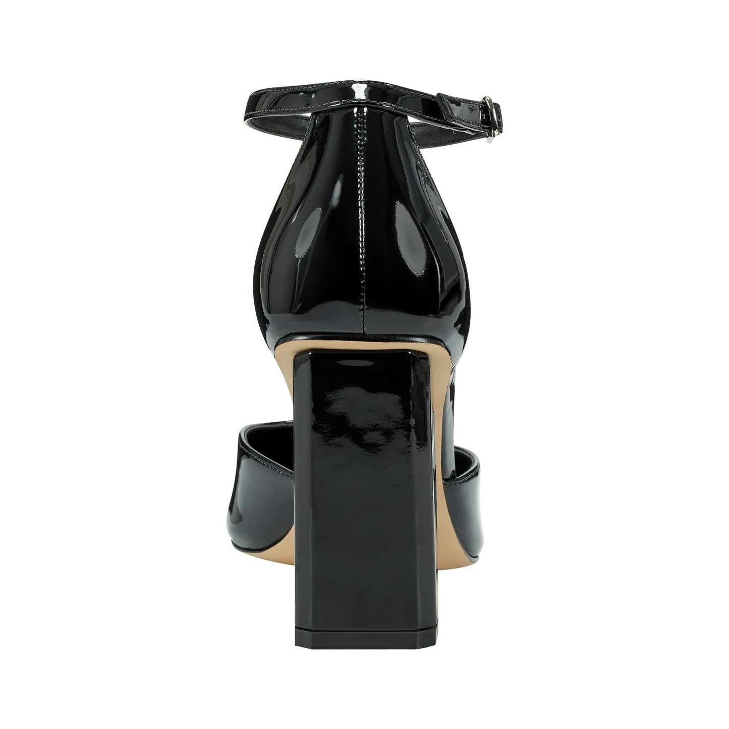 Marc Fisher Demeter Ankle Strap Pump - Black Patent