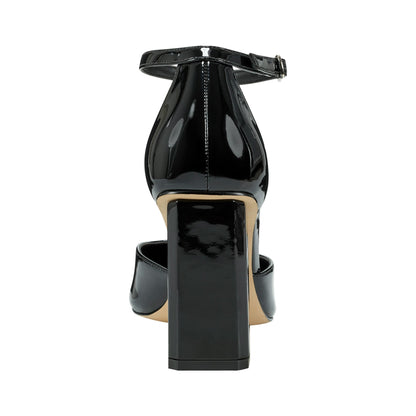 Marc Fisher Demeter Ankle Strap Pump - Black Patent