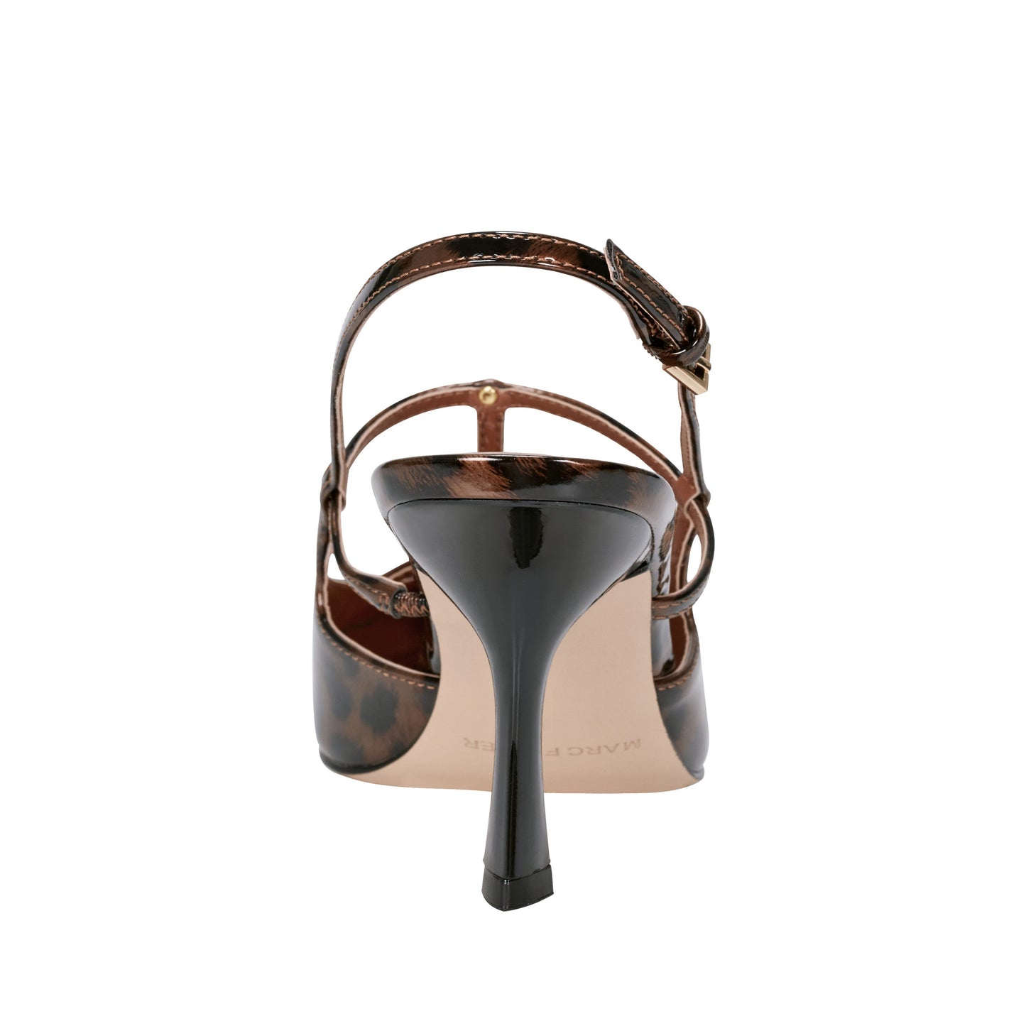 Marc Fisher Remmi Strappy Slingback Pump - Patent Leopard