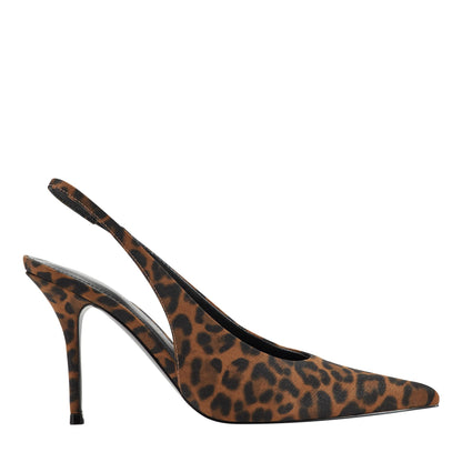 Marc Fisher Leynne Slingback Pump - Leopard Printed Leather