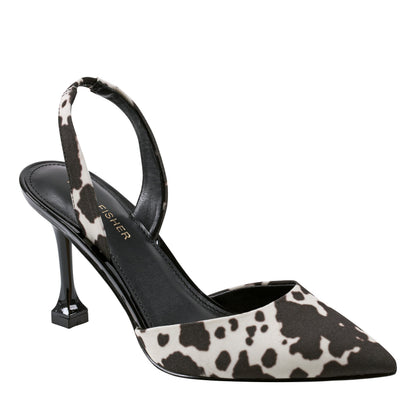 Marc Fisher Hadya Slingback Pump - Cow Print