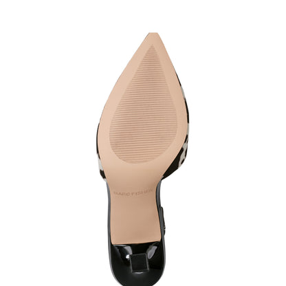 Marc Fisher Hadya Slingback Pump - Cow Print