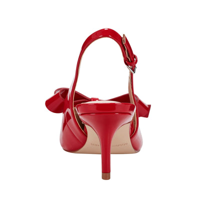 Marc Fisher Allon Bow Slingback Pump - Red Patent