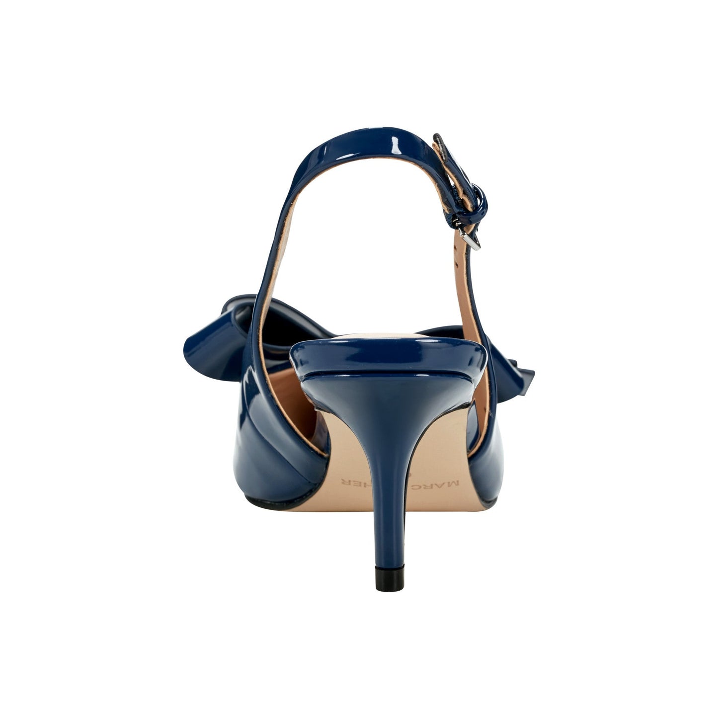Marc Fisher Allon Bow Slingback Pump - Navy Patent