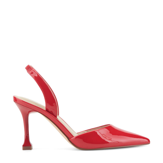 Marc Fisher Hadya Slingback Pump - Medium Red Patent