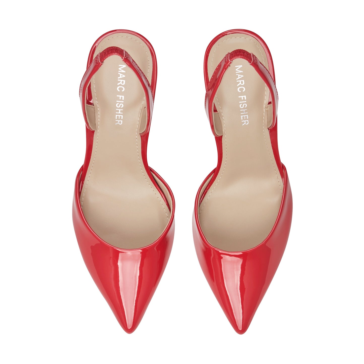 Marc Fisher Hadya Slingback Pump - Medium Red Patent