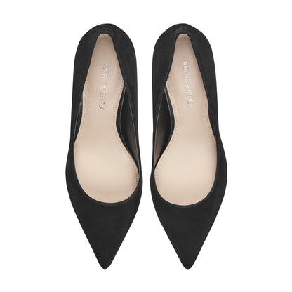 Marc Fisher Alola Pump - Black Suede