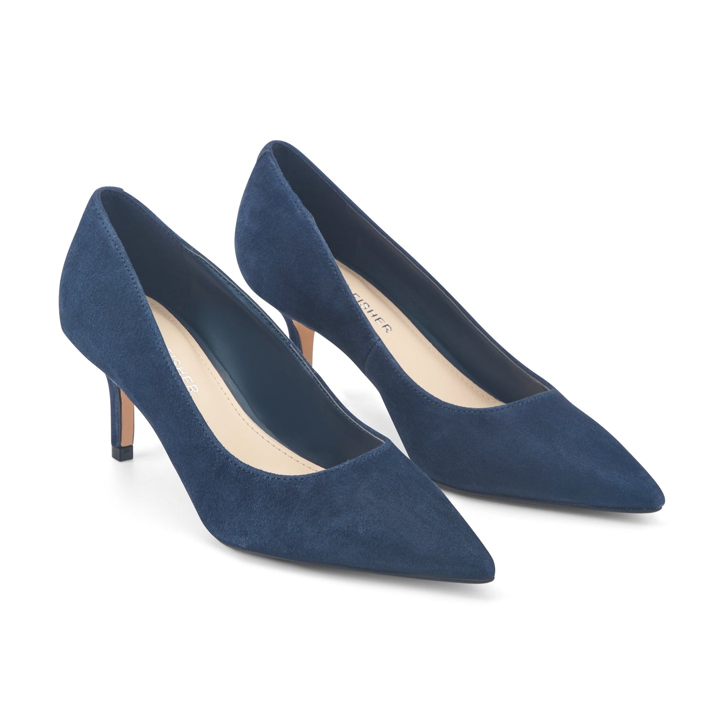 Marc Fisher Alola Pump - Dark Blue Suede