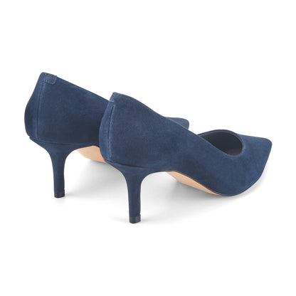 Marc Fisher Alola Pump - Dark Blue Suede