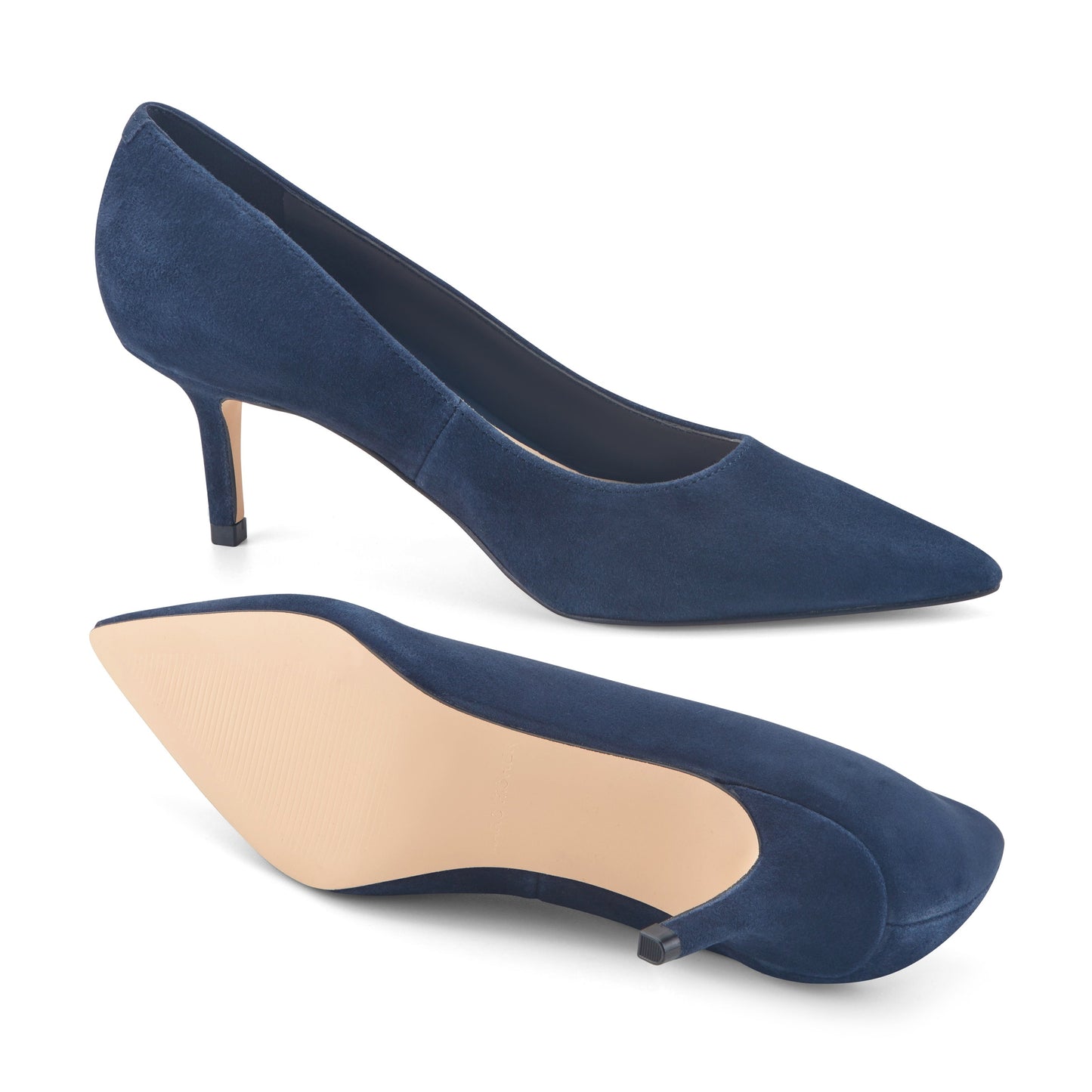 Marc Fisher Alola Pump - Dark Blue Suede
