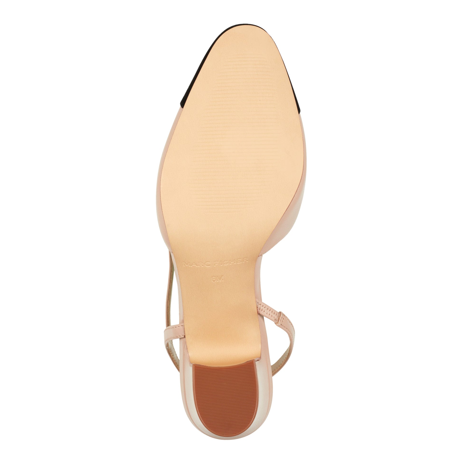 Marc Fisher Laynie Block Heel Pump - Natural